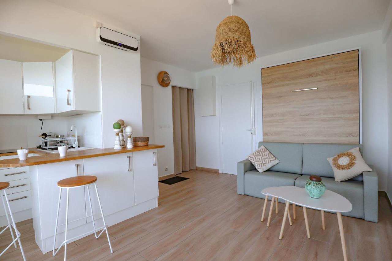 Bord De Plage - Studio En Front De Mer Le Lavandou Exterior foto